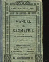 MANUEL DE GEOMETRIE