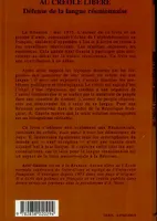 DU CRÉOLE OPPRIMÉ AU CREOLE LIBÉRÉ, Défense de la langue réunionnaise (réédition)