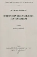 Scriptum in primum librum Sententiarum, [Quaestiones 1-5]