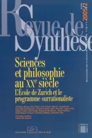 Sciences et philosophie au XXe siècle- L'École de Zurich et le programme surrationaliste, Sciences et Philosophie au Xx Siècle