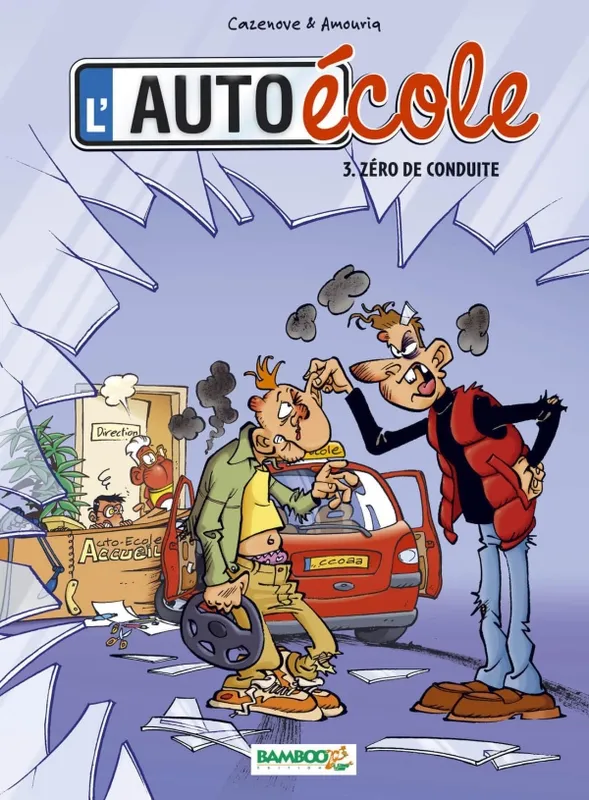 Livres BD Les Classiques 3, L'Auto-école - tome 03, Zéro de conduite Alexandre Amouriq