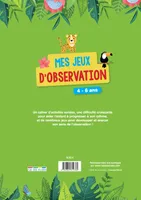 Livres Scolaire-Parascolaire Maternelle Mes jeux d'observation, 4-6 ans Collectif