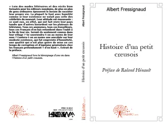 Histoire d'un petit creusois, Préface de Roland Hénault