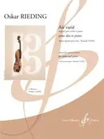 Air varié, Original pour violon et piano