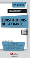 CONSTITUTIONS DE LA FRANCE 2015-2016 - 3EME EDITIO