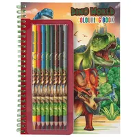 Dino World - Album à colorier avec crayons