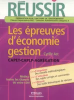 Réussir les épreuves d'économie-gestion, CAPET-CAPLP-Agrégation