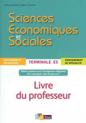 Albert Cohen Tle ES  Livre du professeur obligatoire et spécialité (Ed. 2010)