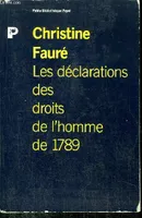 Declarations des droits de l'homme de 1789 (Les)