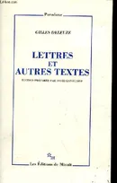 Lettres et autres textes