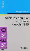 Société et Culture en France depuis 1945