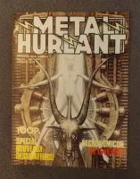 Métal Hurlant (affiche de kiosque du n°21, septembre 1977, illustrée par Giger)