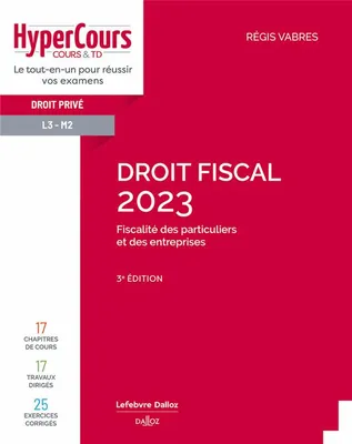 Droit fiscal 2023 3ed
