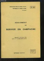 Règlement de Service en Campagne
