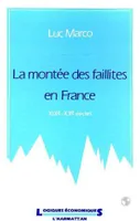 La montée des faillites en France, XIXe-XXe siècles