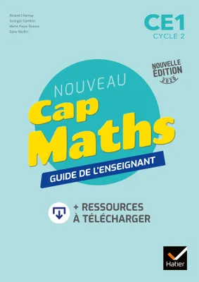 Cap Maths CE1 Éd. 2020 - Guide pédagogique + ressources à télécharger