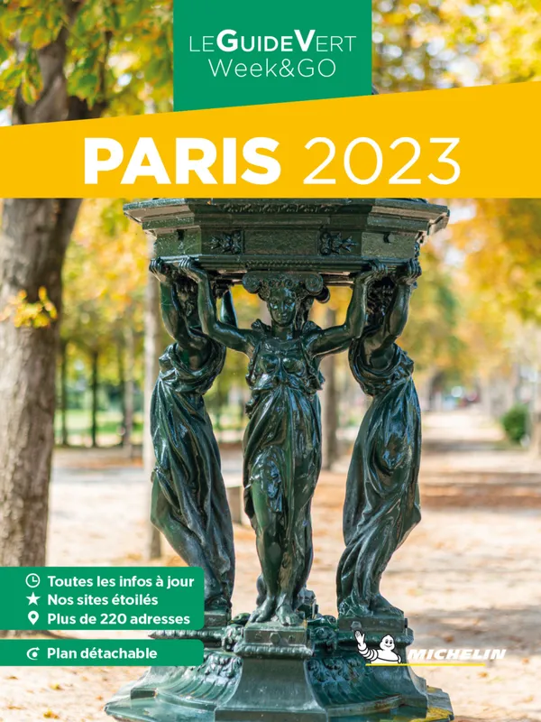 Livres Loisirs Voyage Guide de voyage Guide Vert WE&GO Paris 2023 Manufacture française des pneumatiques Michelin,