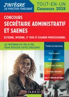 Concours Secrétaire administratif et SAENES - Tout-en-un - Concours 2019, Tout-en-un - Concours 2019