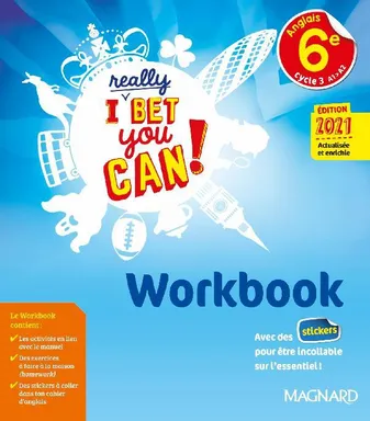 I Really Bet You Can! Anglais 6e (2021) - Workbook