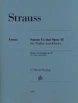 Sonate Es-Dur Opus 18 für Violine und Klavier, Violin and Piano