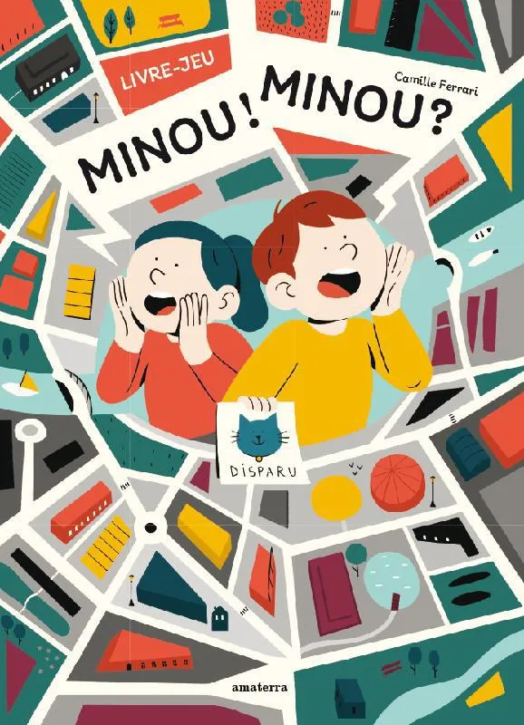 Livres Jeunesse de 3 à 6 ans Livres animés et pop-up Minou ! Minou ?, Livre-jeu Camille Ferrari