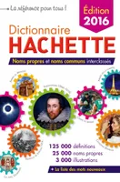 Dictionnaire Hachette 2016 France