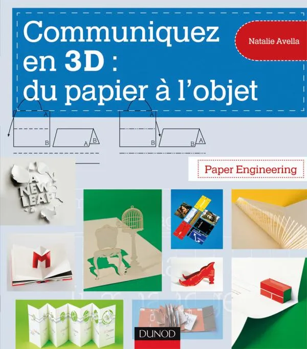 Livres Informatique Communiquez en 3D : du papier à l'objet, du papier à l'objet Natalie Avella