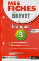 Mes Fiches ABC du Brevet Français 3e