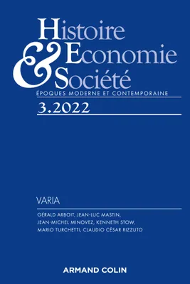 Histoire, Economie et Société 3/2022, Varia