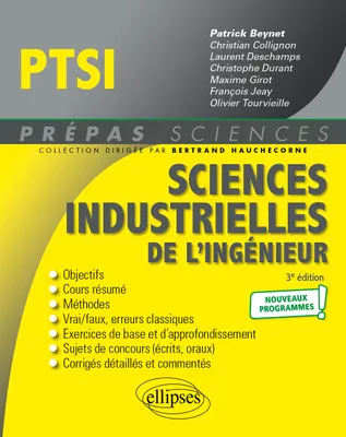 Sciences industrielles de l'ingénieur, Ptsi