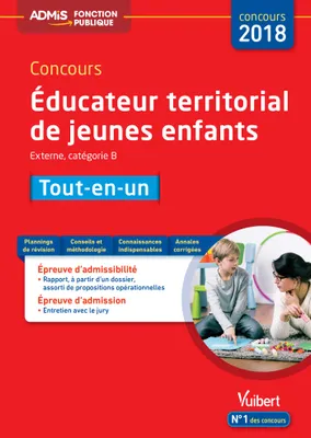 Concours Éducateur territorial de jeunes enfants - Tout-en-un - Catégorie B, Concours 2018