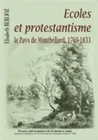 Écoles et protestantisme, Le Pays de Montbéliard, 1769-1833