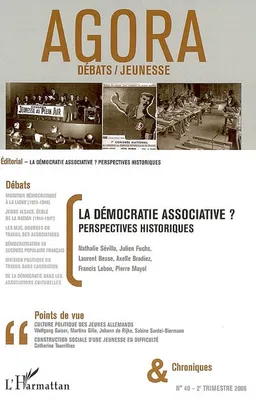 La démocratie associative, Perspectives historiques
