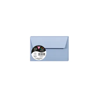 Paquet de 5 enveloppes Pollen 90x140mm 120g/m2 - Bleu lavande