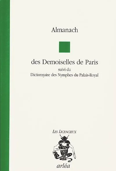 Almanach des demoiselles de Paris Emmanuel Pierrat