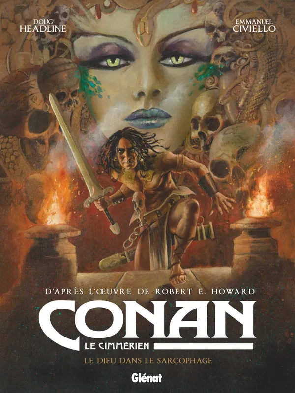 Livres BD BD adultes 11, Conan le Cimmérien -  Le dieu dans le sarcophage, Le dieu dans le sarcophage Emmanuel Civiello