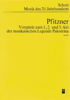 Palestrina, Drei Vorspiele zu der musikalischen Legende. orchestra. Partition d'étude.