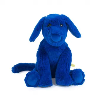 chien bleu petit - peluche - 3 exemplaires