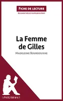 La Femme de Gilles de Madeleine Bourdouxhe (Fiche de lecture), Analyse complète et résumé détaillé de l'oeuvre