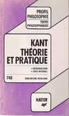 Kant theorie et pratique