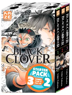 1-3, Black Clover - Starter Pack T01 à T03