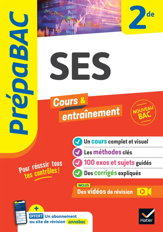 Livres Scolaire-Parascolaire Lycée Prépabac SES 2de, nouveau programme de Seconde François Porphire, Sylvain Leder