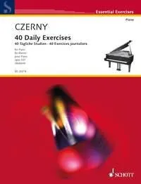40 Exercices journaliers, op. 337. piano.