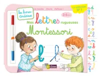 Les livres-ardoises - Mes lettres rugueuses Montessori