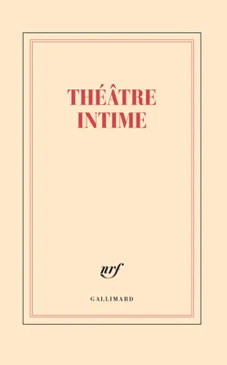 Grand carnet «Théâtre intime» (papeterie)