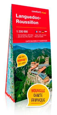 Languedoc-Roussillon 1/330.000 (Carte Grand Format