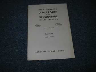 DICTIONNAIRE D'HISTOIRE ET DE GEOGRAPHIE ECCLESIASTIQUES.  Fascicule 96. Filles  Firmin
