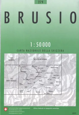 Carte nationale de la Suisse, 279, Brusio 279