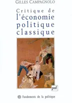 Critique de l'economie politique classique, Marx, Menger et l'École historique