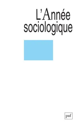 année sociologique 2005, vol. 55 (2), Sociologies économiques